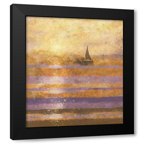 Sunset VIIII Black Modern Wood Framed Art Print by Wiley, Marta