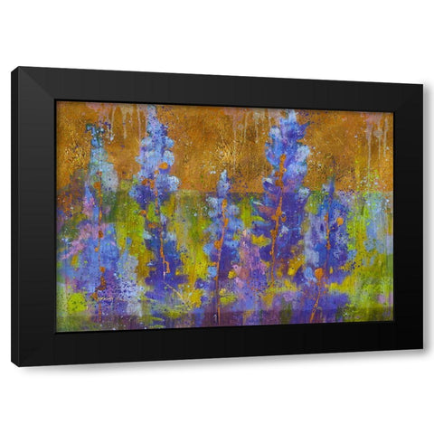 Blue Bell XIII Black Modern Wood Framed Art Print by Wiley, Marta