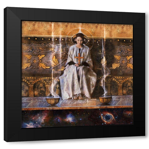 Treasure I Black Modern Wood Framed Art Print by Wiley, Marta