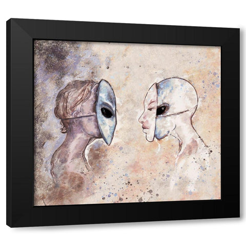 Hybrid IIII Black Modern Wood Framed Art Print by Wiley, Marta