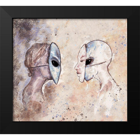 Hybrid IIII Black Modern Wood Framed Art Print by Wiley, Marta