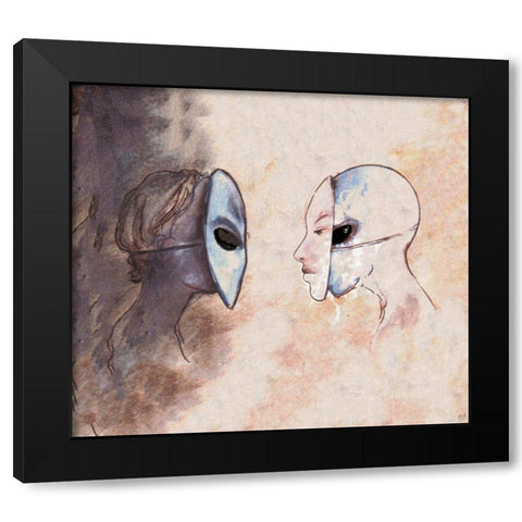 Hybrid VIII Black Modern Wood Framed Art Print by Wiley, Marta