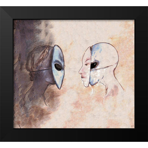 Hybrid VIII Black Modern Wood Framed Art Print by Wiley, Marta