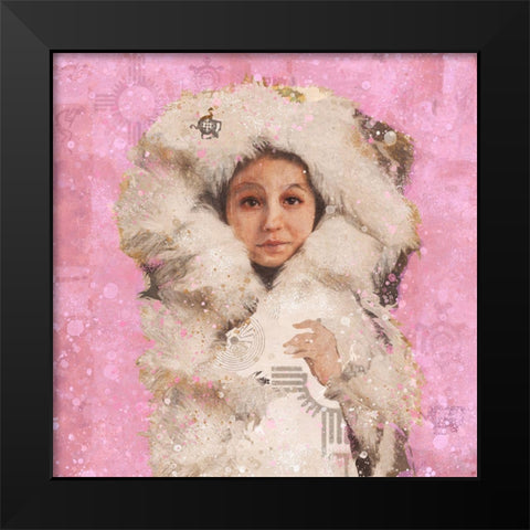 Eskimo Child VI Black Modern Wood Framed Art Print by Wiley, Marta
