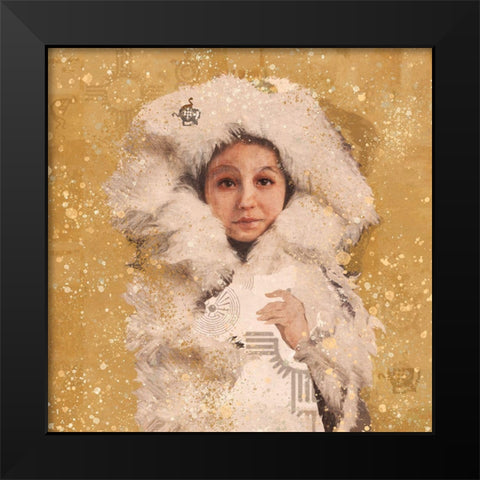 Eskimo Child VII Black Modern Wood Framed Art Print by Wiley, Marta