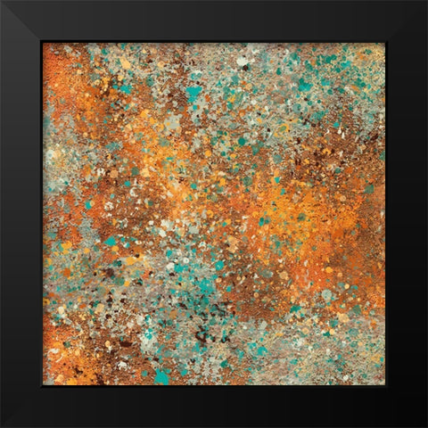 Patina III Black Modern Wood Framed Art Print by Wiley, Marta
