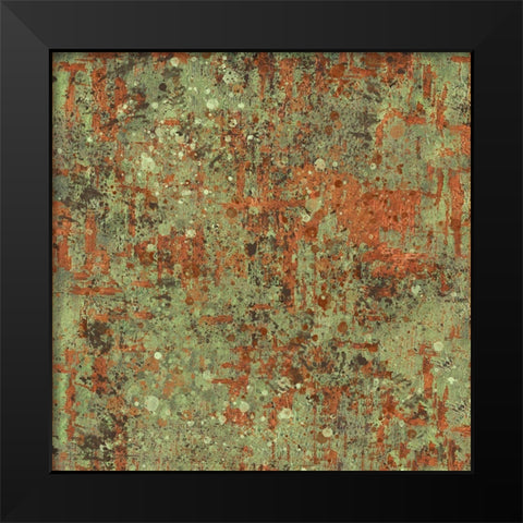 Patina V Black Modern Wood Framed Art Print by Wiley, Marta