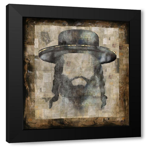 Orthodox Hat I Black Modern Wood Framed Art Print by Wiley, Marta