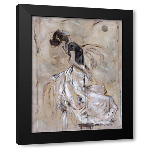 Living The Dream Black Modern Wood Framed Art Print by Wiley, Marta