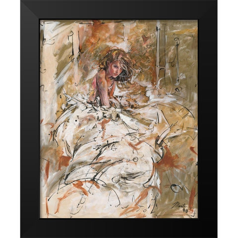 Dreams Black Modern Wood Framed Art Print by Wiley, Marta