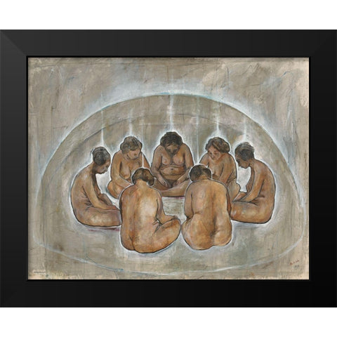 Dome Black Modern Wood Framed Art Print by Wiley, Marta