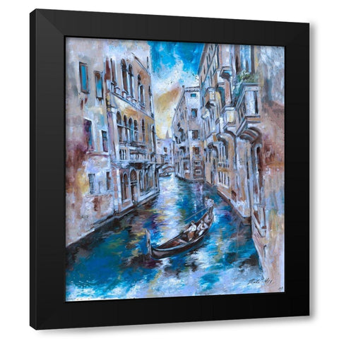 Italy I Black Modern Wood Framed Art Print with Double Matting by Wiley, Marta