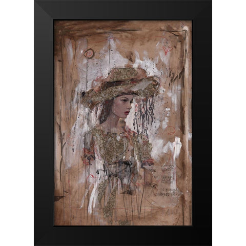 Sepia, Figure Black Modern Wood Framed Art Print by Wiley, Marta