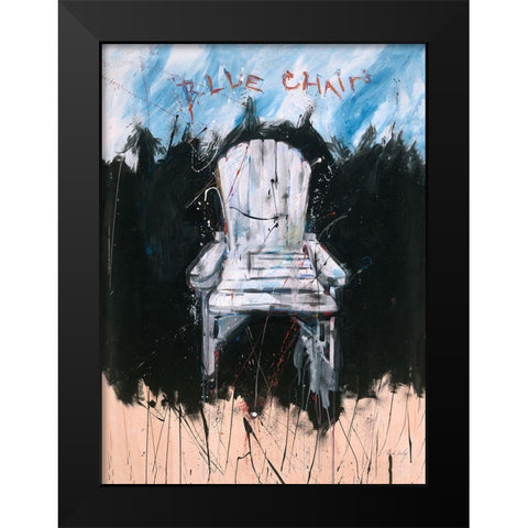 Dive Black Modern Wood Framed Art Print by Wiley, Marta