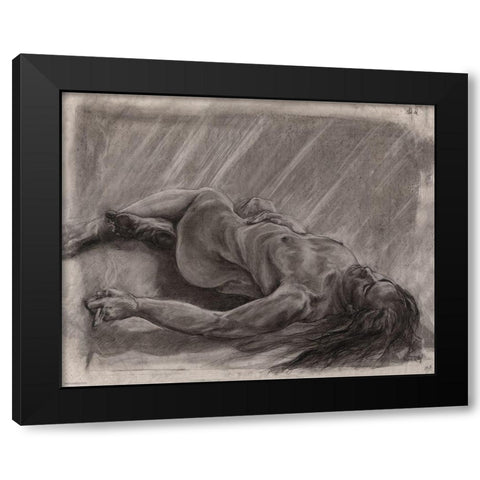 Tokyo Black Modern Wood Framed Art Print by Wiley, Marta