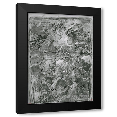 Dancer VI- BandW Black Modern Wood Framed Art Print by Wiley, Marta