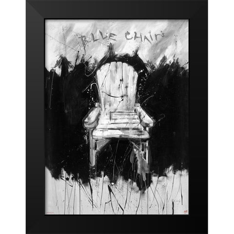 BandW Chair Black Modern Wood Framed Art Print by Wiley, Marta