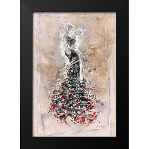 Flamenco I Black Modern Wood Framed Art Print by Wiley, Marta