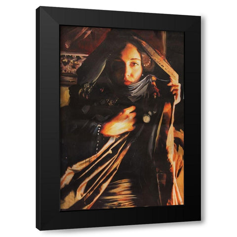 Wiley Sisters- Marta Wiley Black Modern Wood Framed Art Print with Double Matting by Wiley, Marta