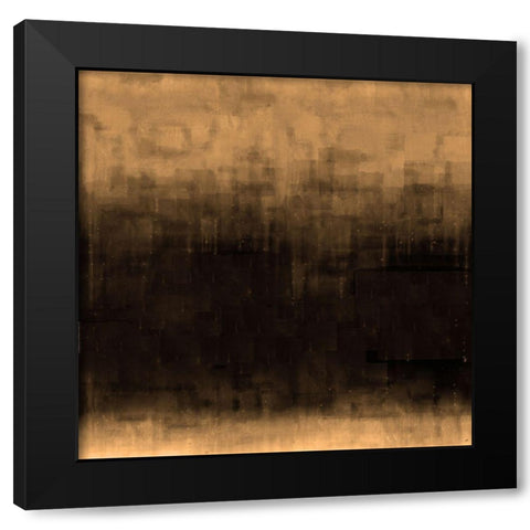Sepia Abstract Black Modern Wood Framed Art Print by Wiley, Marta