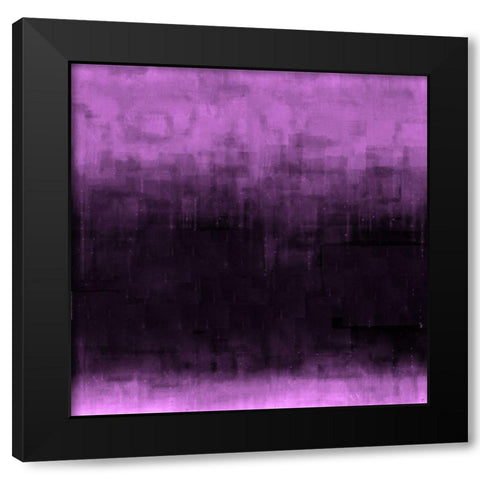 Burgandy Abstract Black Modern Wood Framed Art Print with Double Matting by Wiley, Marta