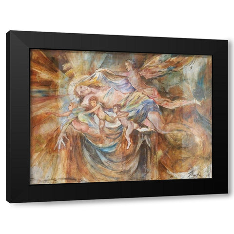 Renaissance Pop Black Modern Wood Framed Art Print by Wiley, Marta