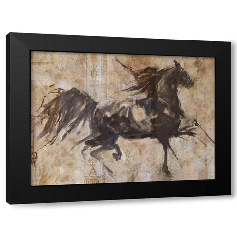 Chinese Lepa Zena I Black Modern Wood Framed Art Print with Double Matting by Wiley, Marta
