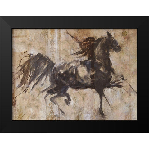 Chinese Lepa Zena I Black Modern Wood Framed Art Print by Wiley, Marta