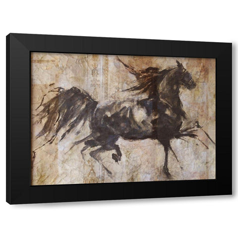 Chinese Lepa Zena II Black Modern Wood Framed Art Print with Double Matting by Wiley, Marta