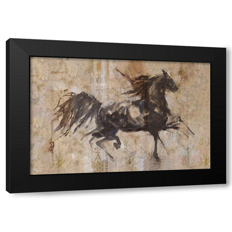 Chinese Lepa Zena  IV Black Modern Wood Framed Art Print by Wiley, Marta