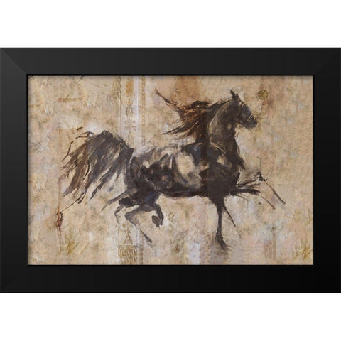 Chinese Lepa Zena  IV Black Modern Wood Framed Art Print by Wiley, Marta