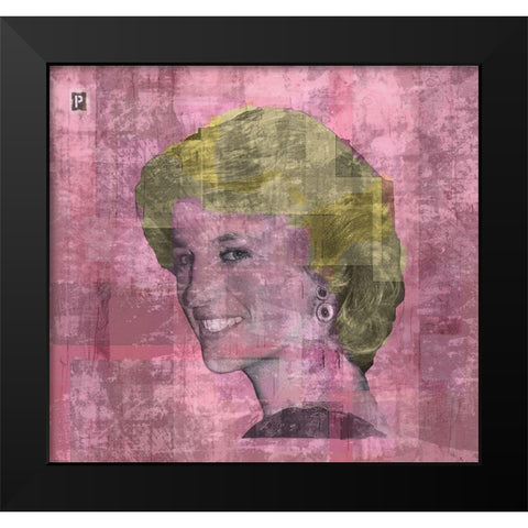 Princess D Black Modern Wood Framed Art Print by Wiley, Marta