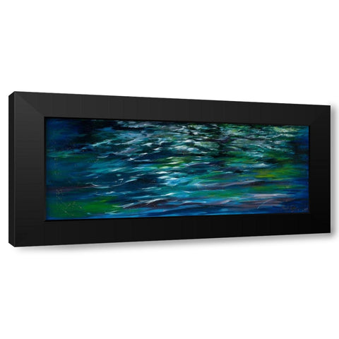 River Study III Black Modern Wood Framed Art Print with Double Matting by Wiley, Marta