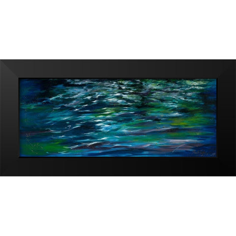 River Study III Black Modern Wood Framed Art Print by Wiley, Marta