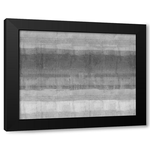 BandW Ocean Study Black Modern Wood Framed Art Print with Double Matting by Wiley, Marta