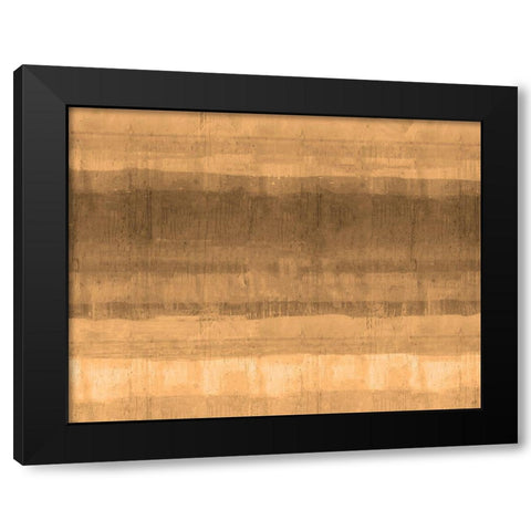 Ocean study Ochre Black Modern Wood Framed Art Print by Wiley, Marta