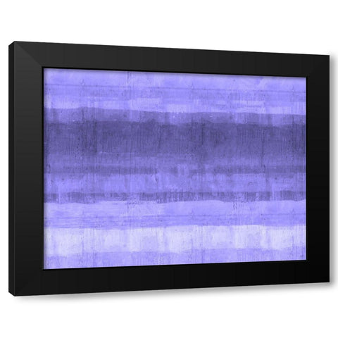 Ocean study Purple Black Modern Wood Framed Art Print with Double Matting by Wiley, Marta