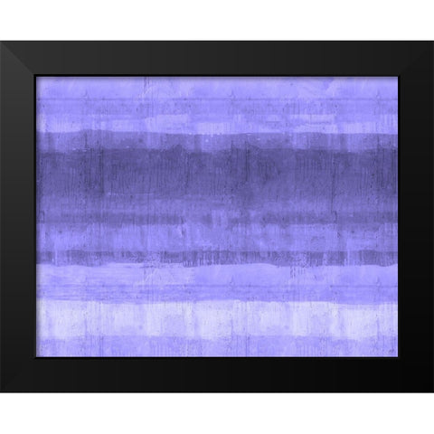 Ocean study Purple Black Modern Wood Framed Art Print by Wiley, Marta