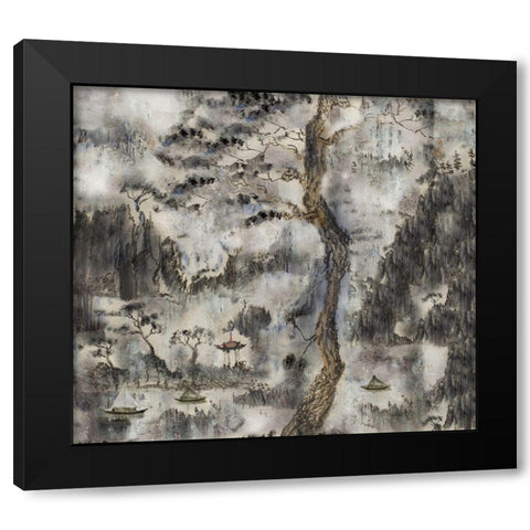 Chinese Dream I Black Modern Wood Framed Art Print with Double Matting by Wiley, Marta
