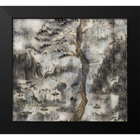 Chinese Dream I Black Modern Wood Framed Art Print by Wiley, Marta