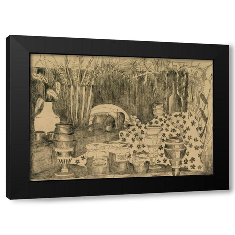 Still life- 9 years old Black Modern Wood Framed Art Print with Double Matting by Wiley, Marta