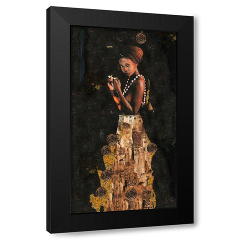 Queen Of Excellence- full length II Black Modern Wood Framed Art Print with Double Matting by Wiley, Marta