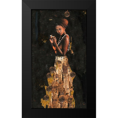 Queen Of Excellence- full length II Black Modern Wood Framed Art Print by Wiley, Marta
