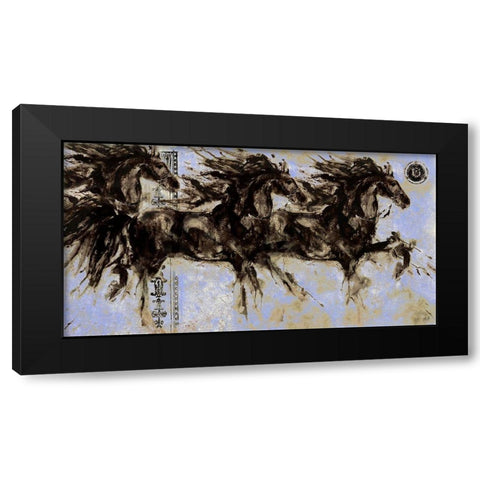 Lepa Zena 15 Black Modern Wood Framed Art Print with Double Matting by Wiley, Marta