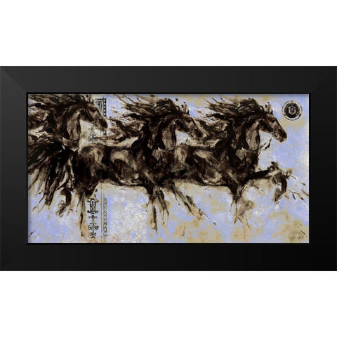 Lepa Zena 15 Black Modern Wood Framed Art Print by Wiley, Marta