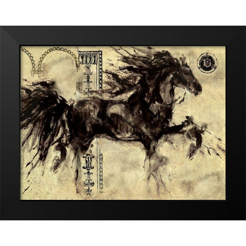 Lepa Zena Color VI Black Modern Wood Framed Art Print by Wiley, Marta