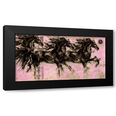 Lepa Zena 17 Black Modern Wood Framed Art Print with Double Matting by Wiley, Marta