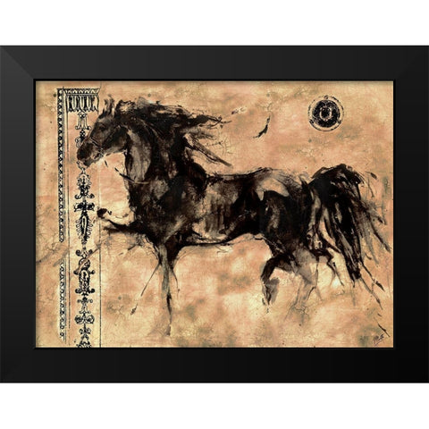 Lepa Zena XXIII Black Modern Wood Framed Art Print by Wiley, Marta