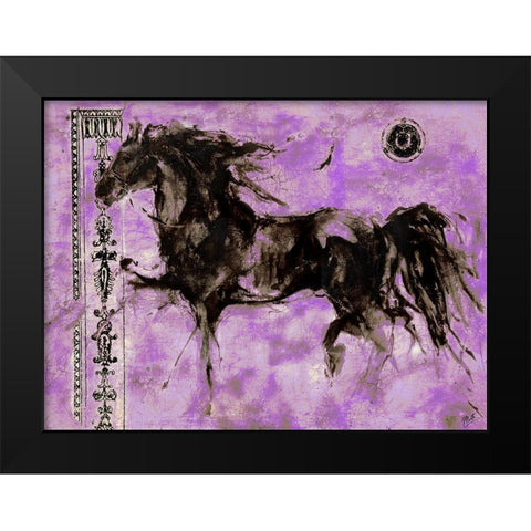 Lepa Zena XXIIII Black Modern Wood Framed Art Print by Wiley, Marta