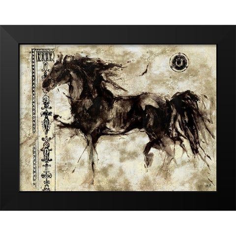 Lepa Zena XXV Black Modern Wood Framed Art Print by Wiley, Marta